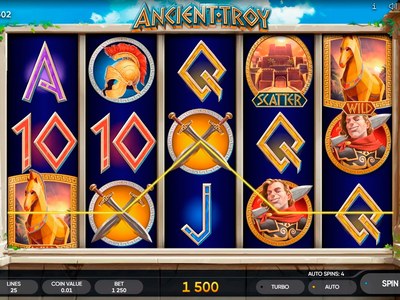 Видеослот Ancient Troy производителя Endorphina