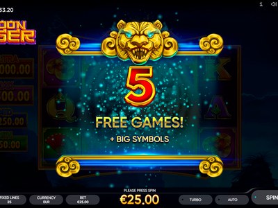 Игровой автомат Moon Tiger производителя Endorphina